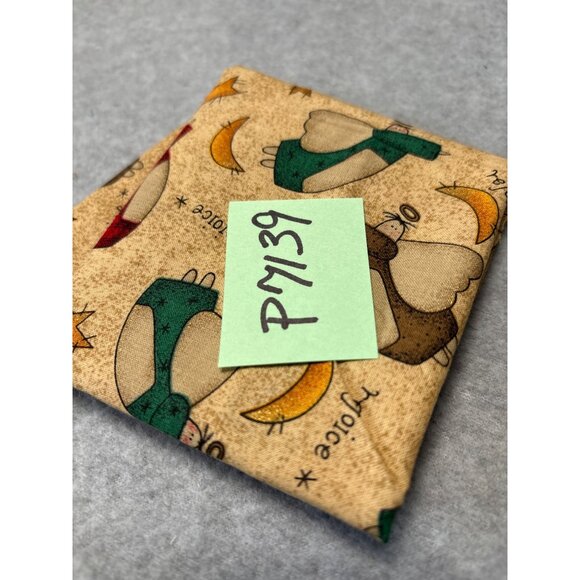 Angelic Fabric Cotton Quilting Material 13" x 35" Button Designs by Chori SSI - Picture 5 of 5